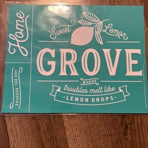 Sweet Lemon Grove Chalk Couture Transfer Size B